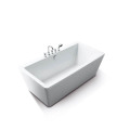 Seamless Square Bathroom Soaking Bath High Grade Freestanding Acrylic Bathtub